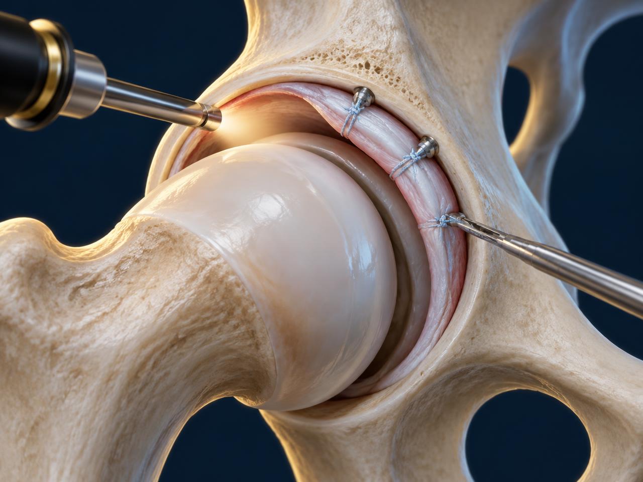 Reparo do lábio acetabular: a técnica
